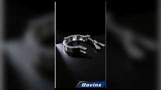 04/316L स्टेनलेस स्टील हाइजेनिक क्लैंप अल्ट्रा-स्मूथ पॉलिश्ड इनर ग्रूव और टूल-फ्री क्विक I के साथ