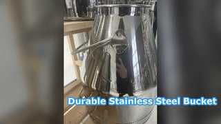 स्टेनलेस स्टील दूध देने की बाल्टी 20-98L खाद्य ग्रेड