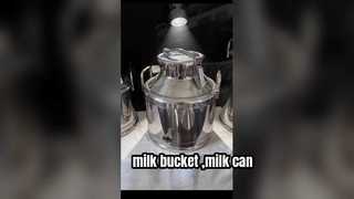 स्टेनलेस स्टील सीलबंद दूध परिवहन कैन/दूध की बाल्टी