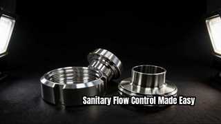 खाद्य फार्मा के लिए स्वच्छ क्लैंप बटरफ्लाई वाल्व