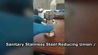 एस/एस 304सेनेटरी स्टेनलेस स्टील रिड्यूसिंग यूनियन/फिटिंग
