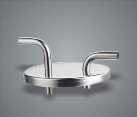 अच्छी कीमत Stainless Steel Milk Machine Spare Parts Bucket Lid With Elbows ऑनलाइन