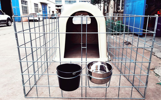 अच्छी कीमत Farm Use Dairy Calf Hutch Plastic Calf House Customization 8mm Thickness ऑनलाइन