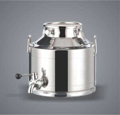गुणवत्ता SUS304 Stainless Steel Milking Machine Bucket Transport With Lid फैक्टरी