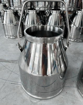 अच्छी कीमत Food Grade Stainless Steel Milking Machine Bucket System 6 KG ऑनलाइन