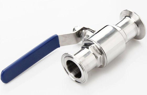 अच्छी कीमत S/S 304 /316 Manual Tri Clamp Ball Valve , SS304  Two Way Stainless Steel Ball Valve ऑनलाइन
