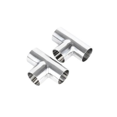 अच्छी कीमत Stainless Steel 3A.Sms.DIN.BPE Mirror Three-Clip Joint - Sanitary Welded End Tee ऑनलाइन